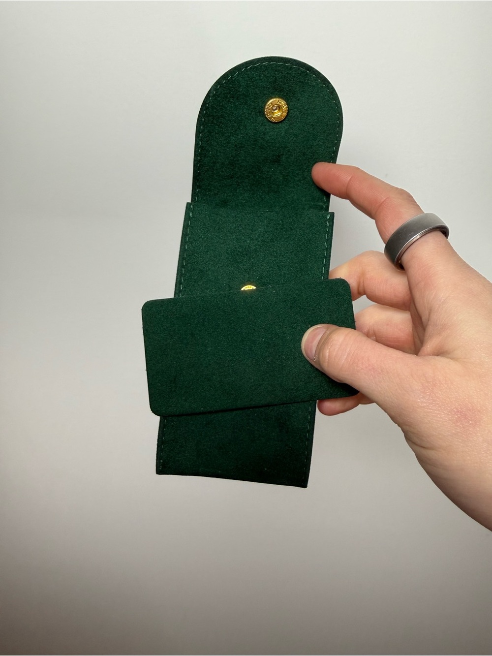 ROLEX | RARE Green Suede Watch Service Travel Pouch - Picture 6 of 7